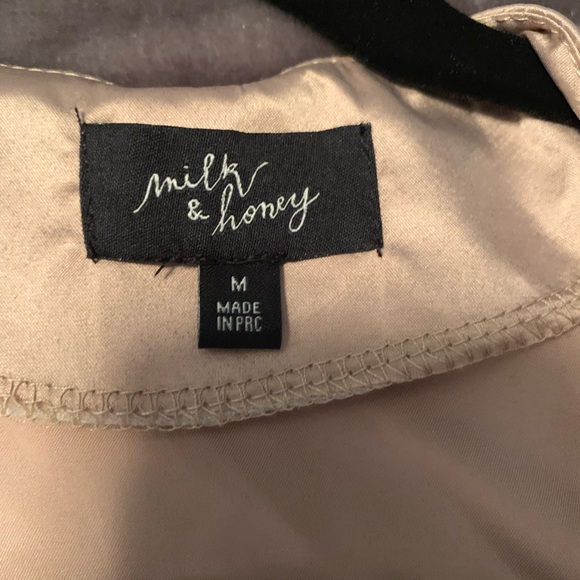 Gold polyester blazer jacket. BRAND NEW - Picture 2 of 5